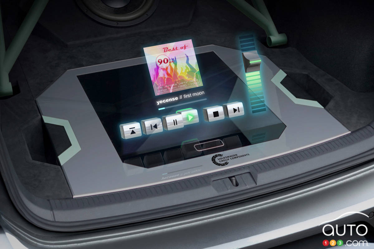 Volkswagen previews system using holographic audio controls